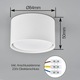 Zdjęcie oferty: BOYIR Biały Reflektor Sufitowy LED GX53 6W | Ø84 mm | 4000K