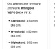 Zdjęcie oferty: Zmywarka Whirlpool WSFO 3034 PF X NOWA