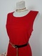 Zdjęcie oferty: Sukienka bez rękawów do kolan ołówkowa czerwona elegancka biurowa Camaïeu