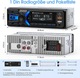 Zdjęcie oferty: Radio Samochodowe 1DIN Bluetooth 5.0 Pilot USB AUX 4x65W ładowanie typu C