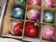 Zdjęcie oferty: Bombki choinkowe szklane stare PRL handmade ręcznie zdobione mix