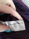 Zdjęcie oferty: Fioletowa bluzka z pejzażem tunika damska rękaw 3/4 rozmiar XS Carry kolor