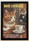 Zdjęcie oferty: Plakat kot espresso depresso