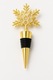 Zdjęcie oferty: Złoty korek do wina ze śnieżynką – świąteczna elegancka zatyczka
