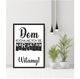 Zdjęcie oferty: Obraz z napisami, plakat w ramie A4. Salon, sypialnia
