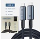 Zdjęcie oferty: Kabel USB 4.0 typu C do typu C Thunderbolt 4 8K @ 60Hz 40 Gbps 240W