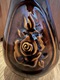 Zdjęcie oferty: Stary wazon ceramiczny z różami, wysokość 19 cm