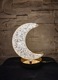 Zdjęcie oferty: Lampka nocna stołowa LED, księżyc kryształ biała USB, akumulator