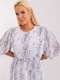 Zdjęcie oferty: Biała sukienka plus size z printem