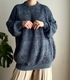 Zdjęcie oferty: Sweter oversize niebieski granatowy luźny plus size vintage 46/48