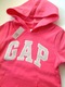 Zdjęcie oferty: GAP różowa bluza kangurka z kapturem i logo 6 7 lat