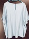 Zdjęcie oferty: Primark niebieska bluzka len wiskoza oversize 3XL krotki rękaw prosta 18 46