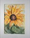 Zdjęcie oferty: Obraz ręcznie malowany akwarela Słonecznik A4 nowy 