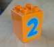 Zdjęcie oferty: LEGO Duplo klocek z numerem 2 nr kat. 31110pb074