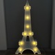 Zdjęcie oferty: Niebieska lampka dekoracyjna na baterie AA wieża Eiffla LED 29cm