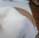 Zdjęcie oferty: Body prazkowane biale Fox&bunny 92 bawelniane z falbanka prazkowany