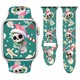 Zdjęcie oferty: Pasek do Apple Watch 38-49 mm iWatch ultra 1-10 SE Christmas skull zielony