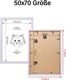 Zdjęcie oferty: Drewniana rama do zdjęć z mocowaniem Vintage Joyshare 50 x 70 cm MDF X2
