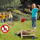 Zdjęcie oferty: NZQXJXZ Zestaw do gry Cornhole, 6 m x 0,3 m, z litego drewna, z 6 workami