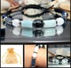 Zdjęcie oferty: BRANSOLETKA ZNAK ZODIAKU STAL LEW KAMIEŃ AKWAMARYN LAPIS LAZULI 18,5-20cm