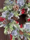 Zdjęcie oferty: Wianek stroik Boże Narodzenie ozdoba świąteczna na drzwi 45cm kurier Gratis