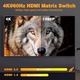Zdjęcie oferty: Tendak Matrix HDMI 3x2 - Przełącznik 4K 60 Hz 3 Wejścia 2 Wyjścia 