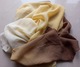Zdjęcie oferty: Chusta ombre bananowy/ miodowy/ brąz 100% jedwab silk 79 cm