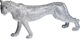 Zdjęcie oferty: Kare Design - Figurka dekoracyjna Leopard 63x29 cm srebrna