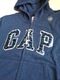 Zdjęcie oferty: GAP niebieska bluza z kapturem logo cekiny 14 15 16 lat