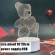Zdjęcie oferty: Kreatywna lampka Led 3D Miś idealna na prezent