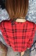 Zdjęcie oferty: Koszula damska Mohito 38 | Czerwono-czarna krata, wiskoza, dekolt V