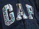 Zdjęcie oferty: GAP niebieska bluza z kapturem logo cekiny 14 15 16 lat