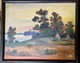 Zdjęcie oferty: OBRAZ z pejzażem z autografem olej płótno stary 1983 rok vintage 