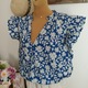 Zdjęcie oferty: Bluzka damska John Lewis Plus Size 18 EU46 bawełna kwiaty lato