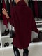 Zdjęcie oferty: Długi sweter z golfem S M L burgund zara h&m burgundowy sukienka 