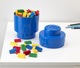 Zdjęcie oferty: LEGO pojemnik na klocki niebieski brick pojedynczy nowy 