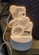 Zdjęcie oferty: Kreatywna lampka Led 3D Miś idealna na prezent