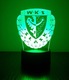 Zdjęcie oferty: Lampka LED 3d WKS Śląsk Wrocław 