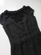 Zdjęcie oferty: Czarna elegancka sukienka z kwiatową aplikacją 42-44 plus size
