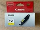 Zdjęcie oferty: Oryginalny tusz Canon CLI-551 Y – Żółty