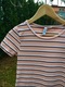 Zdjęcie oferty: T-shirt różowy/pink/biały/czarny/paski/ H&M S/M