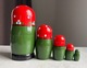 Zdjęcie oferty: Russian Wooden Nesting Doll, Matrioszka, Matryoshka -5 psc