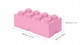 Zdjęcie oferty: LEGO 40041738 Pojemnik na klocki 4x2 jasnoróżowy GRATIS LIST DO MIKOŁAJA
