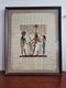 Zdjęcie oferty: Obraz oryginalny papirus egipski oprawiony w ramę 3 postacie 52 x 43 cm