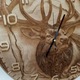 Zdjęcie oferty: Zegar ścienny z jeleniem - grawer 3D - średnica 40 cm