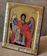 Zdjęcie oferty: Piękna Ikona Grecka grawerowana na szkle ARCHANIOŁ MICHAŁ Arcystrateg.