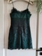 Zdjęcie oferty: Koronkowa mini sukienka butelkowa zieleń XS petite sexy święta sylwester