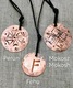 Zdjęcie oferty: Runa Fehu naszyjnik 100% czysta miedź rzemiosło artystyczne amulet talizman