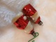 Zdjęcie oferty: Bombki choinkowe szklane stare PRL handmade ręcznie zdobione 2 szt 