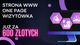 Zdjęcie oferty: Strona internetowa WWW One Page Wizytówka | Szybka | Bez kreatorów